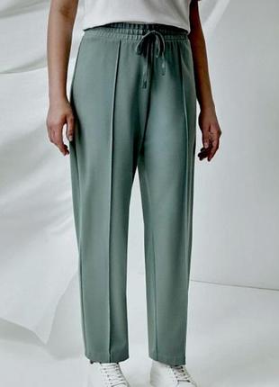 Женские универсальные брюки бирюзовые 48-50 укр