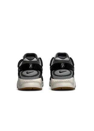 Мужские кроссовки nike air huarache runner серые замшевые найк хуарачи раннер весенние летние (b)6 фото