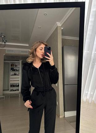 Плюшевий комбінезон з капюшоном розмір - 42-44, 44-46