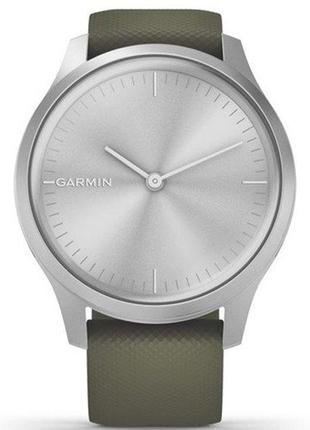 Garmin vivomove style, silver, moss, silicone3 фото