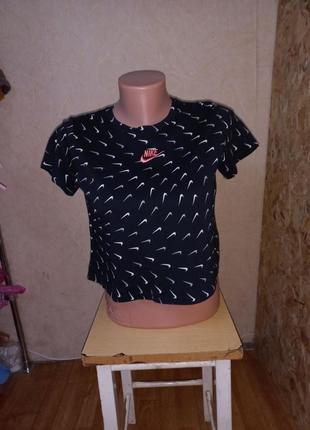 Футболка детская nike g nsw tee crop swooshfetti4 фото