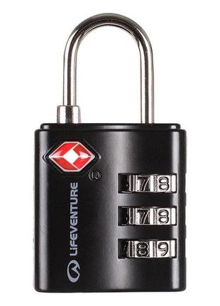 Lifeventure замок tsa combi lock black (9714)