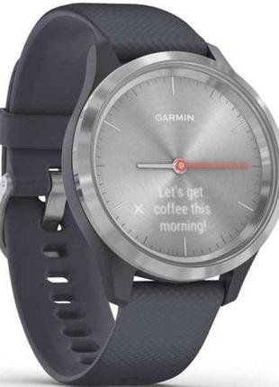 Фитнес-браслет garmin vivomove 3s sport silver-blue, silicone (010-02238-20)