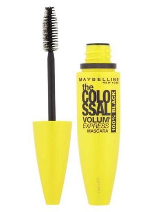 Maybelline maybelline colossal volum express black,10.7ml