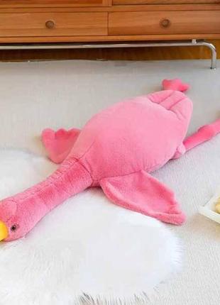 Іграшка м'яка фламінго обнімусь 90см рожевий