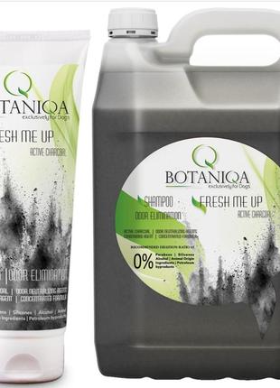 Botaniqa fresh me up shampoo — шампунь з активованим вугіллям, що усуває неприємні запахи від шерсті тварин