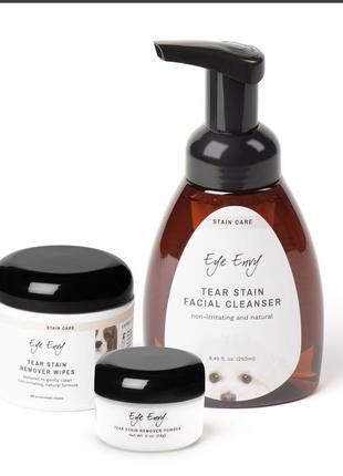 Набор eye envy 3-step tear stain remover kit for dogs №44 фото