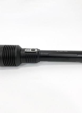 Фонарь аккумуляторный bailong bl-g201-p360, алюминиевый корпус, с функцией павербанка,...