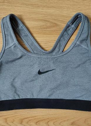 Nike dri-fit топик, спортивный топ, бра для фитнеса лиф1 фото