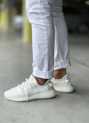 Adidas yeezy boost 350 white 🆕 женские кроссовки адидас изи🆕 белые
