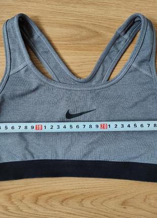 Nike dri-fit топик, спортивный топ, бра для фитнеса лиф7 фото