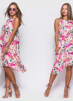 Легкий літній жіночий сарафан з софту a.play l 48