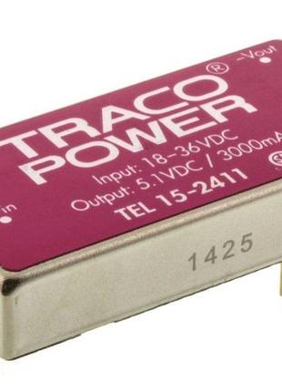 Преобразователь dc-dc traco power tel15-2411