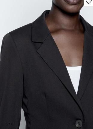 Женский классический  чёрный  пиджак  р-р м2 фото