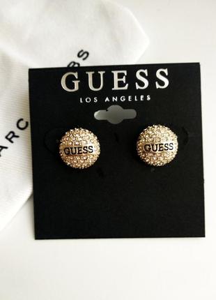 Женские  оригинальные сережки guess  гвоздики1 фото