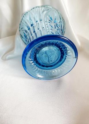 Ваза цветное стекло винтаж срстр винтажная