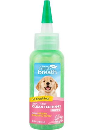 Гель для чищення зубів tropiclean (тропіклін) fresh breath brushing gel — 59 мл