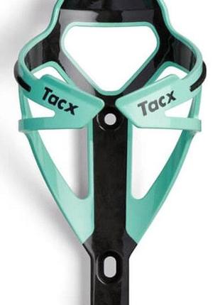 Тримач для велофляги garmin tacx, deva, gloss bianchi green, bottlecage1 фото