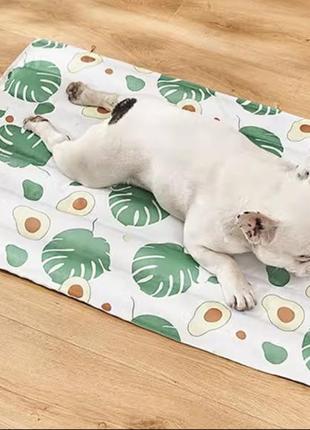 Охлаждающий коврик лежак для собак и кошек m-50*40 см (рекомендуется в пределах 20 кг