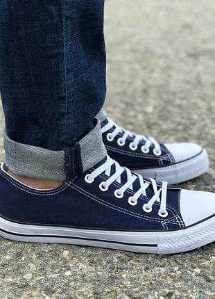 Синии кроссовки кеды мокасины слипоны текстильные