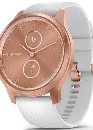 Garmin vivomove ⌚ style, s/e eu, rose gold, white, silicone