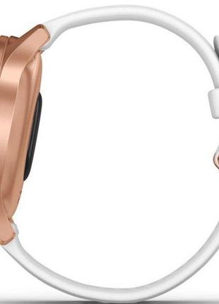 Garmin vivomove ⌚ style, s/e eu, rose gold, white, silicone7 фото