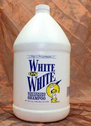 Косметика для собак chris christensen (кріс крістенсен) white on white — шампунь для білої шерсті