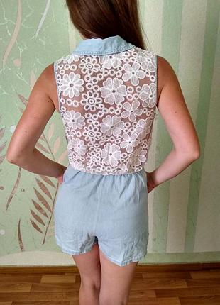 Комбенизон джинсовий xs,s