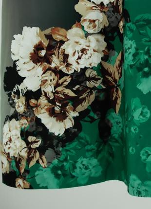 Платье длинное в цветочный принт la gazzetta турция5 фото