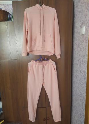 Розовый спортивный костюм3 фото