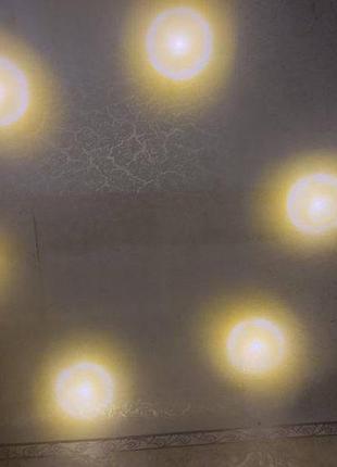 Декоративний 3d-нічник від power bank/usb кришталева куля сатурн