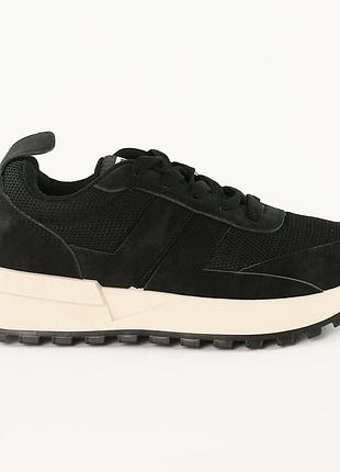 Кросівки жіночі чорні екошкіра демісезон 588174