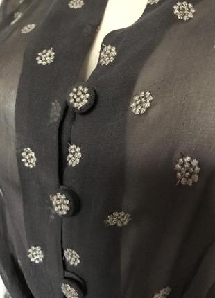 Блуза, короткий рукав,100 % натуральный шёлк3 фото
