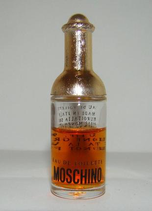 Мініатюра moschino moschino. оригінал. вінтаж