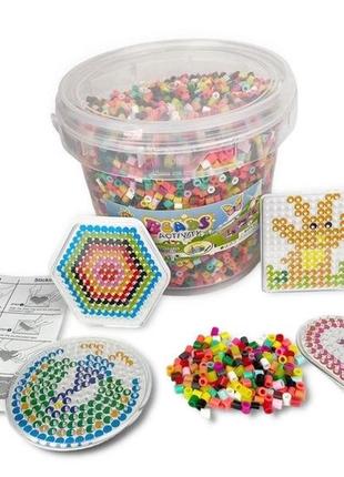 Дитячий набір для творчості термомозаїка bambi "beads activity" bam-001 розвивальний набір