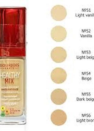 Тональна основа bourjois radiance reveal healthy mix6 фото