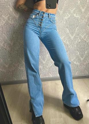 Трендові джинси з кокеткою vonnavi premium jeans