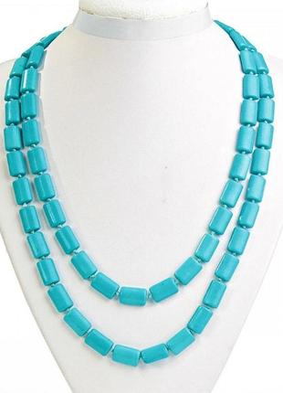 Бусы бирюза
