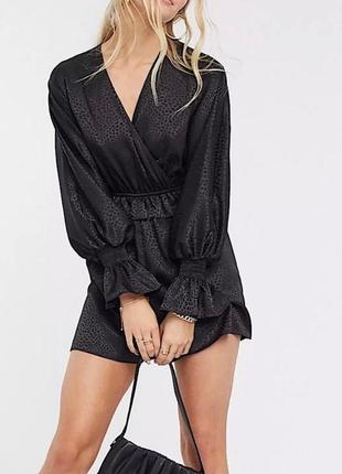 Атласный комбинезон с шортами river island