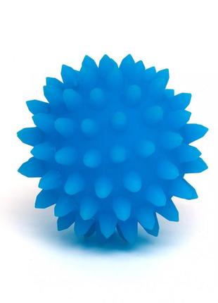 Мячик массажный ivn 7.5 см синий