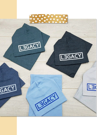 Трикотажний комплект для хлопчиків, шапка+ хомут