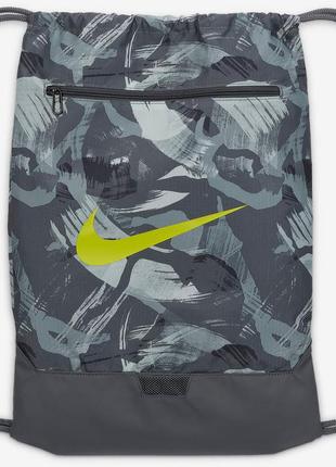 Мішок nike nk brsla drwstrng 9.5 cat aop сірий уні 50 х 36 х 6 см