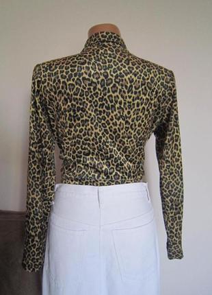 Леопардова плюшевая рубашка от new look4 фото