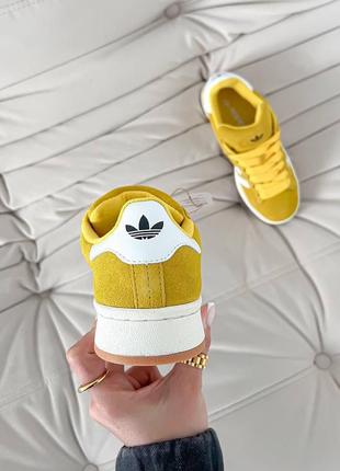 Кроссовки adidas campus yellow3 фото