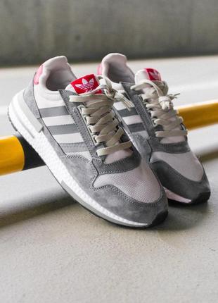 Adidas zx 500 rm "grey four" 🆕 мужские кроссовки адидас 🆕 серые2 фото