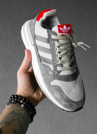 Adidas zx 500 rm "grey four" 🆕 мужские кроссовки адидас 🆕 серые7 фото
