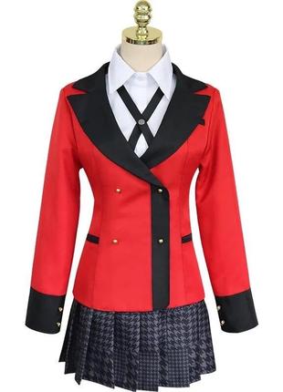 Kirari косплей аниме kakegurui kirari momobami косплей костюм школьная форма