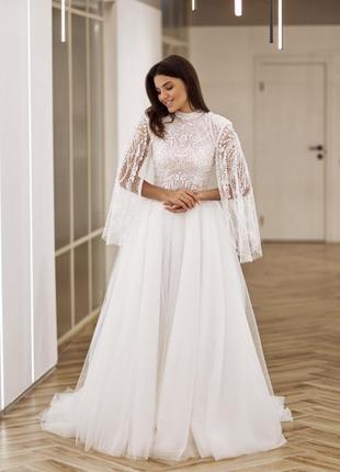 Свадебное платье из бисера