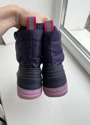 Сапожки теплые на девочку
