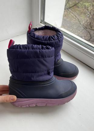 Сапожки теплые на девочку